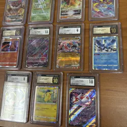 Pokemon Graded Card Lot CGC Mixed Singles Japanese Resellers Lot! (15) - Image 5