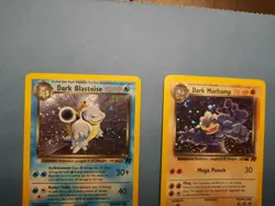 team rockets holo pokemon cards dark blastoise dark machamp - Image 2