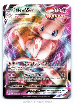 Mew VMAX 114/264 - Fusion Strike - Pokemon Card - Lightly Played - Image 1