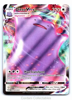 Ditto VMAX 051/072 - Shining Fates - Pokemon Card - Lightly Played - Image 1