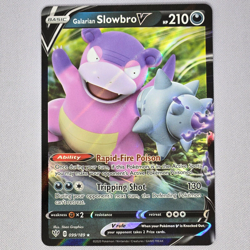 Galarian Slowbro V 099/189 Darkness Ablaze Holo Ultra Rare Pokemon Card TCG NM - Image 1
