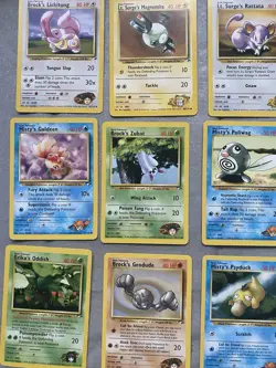 Pokemon Gym Heroes Card Bundle 32 Cards Late 90s WOTC - Image 3