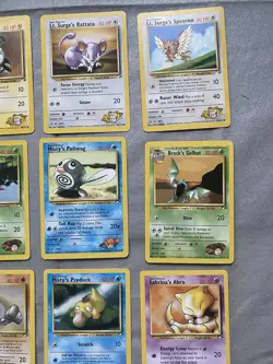 Pokemon Gym Heroes Card Bundle 32 Cards Late 90s WOTC - Image 4