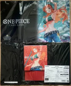 New One Piece Championship 2022 Nami PlayMat & Storage Deck Box NO CARD - Image 2