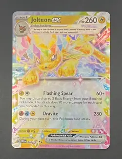 Pokemon Card Jolteon EX 030/131 Prismatic Evolutions - Near Mint - Image 1