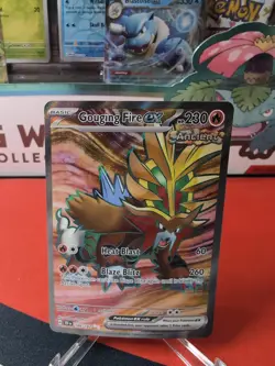 Gouging Fire ex - 188/162 - Pokemon Temporal Forces Full Art Card NM - Image 1