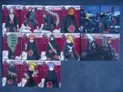 NARUTO SHIPPUDEN HOKAGE TRADING CARD COLLECTION Panini Lot Akatsuki NEUF - Image 1