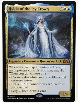 Hylda Of The Icy Crown NM/M* Wilds Of Eldraine ENGLISH 0206 mtg -UnltdCards - Image 1