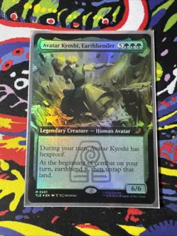 Avatar Kyoshi, Earthbender - Foil Extended Art TLE NM MTG - Image 1