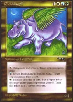 1x Phelddagrif Light Play, English Alliances MTG Magic - Image 1