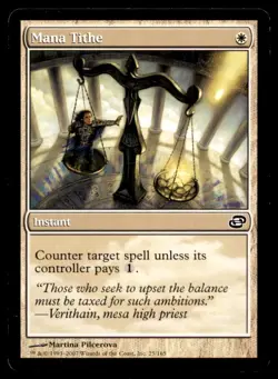 MTG Mana Tithe Planar Chaos Moderate Play Regular Magic the Gathering - Image 1