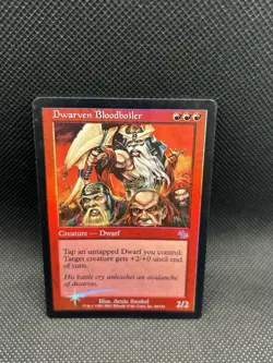 Magic the Gathering Dwarven Bloodboiler (84)(Foil) Judgment - Image 2