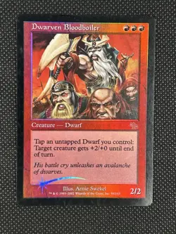 Magic the Gathering Dwarven Bloodboiler (84)(Foil) Judgment - Image 3