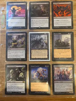MtG 18x Zombie Commander Page Pack - Image 1
