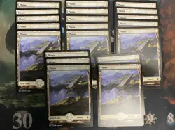 Lot of 20x Plains #254 - Tianhua X Art - BFZ Zendikar - MTG Magic NM FULL ART - Image 1