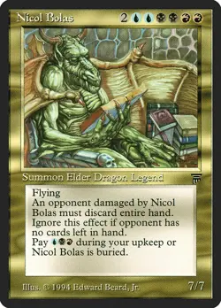 MTG Nicol Bolas Legends Magic the Gathering - Image 1