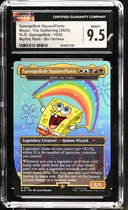 JODAH, THE UNIFIER Secret Lair SpongeBob Mythic CGC 9.5 MTG EDH - Image 1