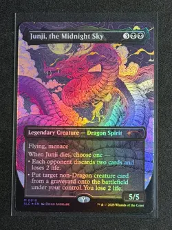 MTG Secret Lair Encyclopedia of Magic the Gathering FOIL Junji the Midnight Sky - Image 1
