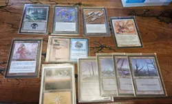 Vintage Magic The Gathering Mixed Lot of 11 Non Foil LP - Image 1