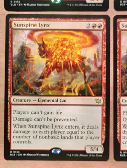 4x Sunspine Lynx **NEAR MINT** **UNPLAYED** MTG - Image 5