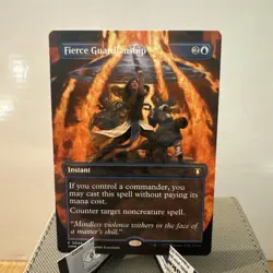 Fierce Guardianship (Borderless) Commander Masters Regular Near Mint - Image 1