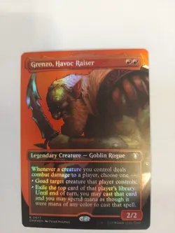 Grenzo, Havoc Raiser (Borderless) Commander Masters Foil - Image 1