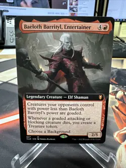 Baeloth Barrityl, Entertainer (Extended Art) Commander Legends: Battle for... - Image 1