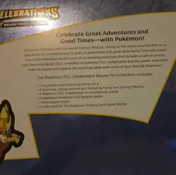 Pokemon TCG Celebrations Deluxe Pin Collection Zacian LV X Sealed - Image 4