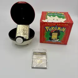 Pokemon TOGEPI 23K Gold Plated Trading Card 1999 Limited Edition w/COA - Image 1