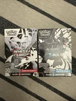 Black Bolt and White Flare Pokemon Booster Bundle PAIR | Sealed! | lot of 2 - Image 1