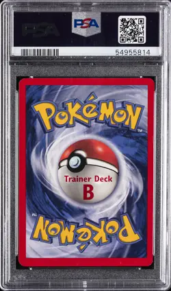1999 POKEMON BASE SET TRAINER DECK B #42 WARTORTLE PSA 10 - Image 2