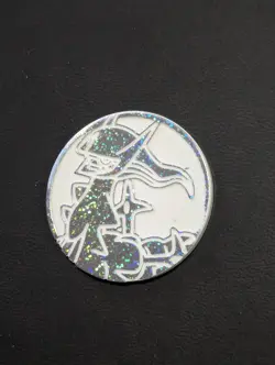 Arceus White Silver Glitter Official Pokemon Coin - Image 3