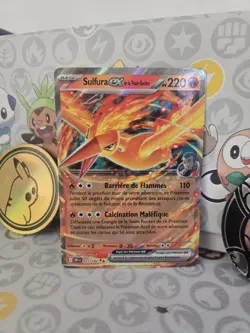 Carte Pokemon 031/182 SULFURA EX DE LA TEAM ROCKET EV10 RIVALITES DESTINEES MINT - Image 1