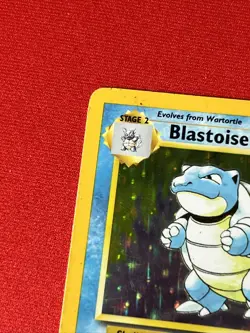 1999 Pokemon Blastoise Base Set Unlimited Holo 100 HP 2/102 Played - Image 3
