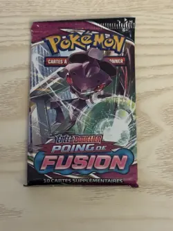 FRENCH Pokemon Poing De Fusions Booster Pack Fusion Strike Genesect Art - Image 1