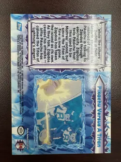 Pokemon The movie 2000 Topps Pikachu Versus A Titan #34 NM - Image 2