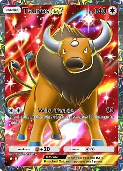 Pokemon TCG Pocket - Tauros EX - 2 ? Mega Rising - B1 - ENGLISH - Image 1