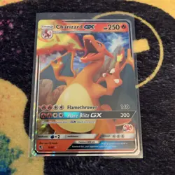 Charizard GX 9/68 2019 Pokemon Sun & Moon Hidden Fates TCG NM - Image 1