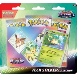 Pokemon TCG: Prismatic Evolutions Tech Sticker Collection - Leafeon - New Sealed - Image 1