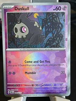 POKEMON DUSKULL 053/131 COMMON REVERSE HOLO POKEBALL PRISMATIC EVOLUTIONS - Image 1