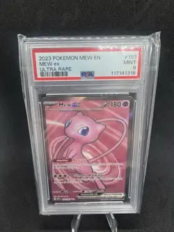 2023 POKEMON MEW EN-151 ULTRA RARE #193 MEW EX PSA 9 - Image 1