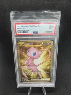 2023 | Pokemon 151 | Mew EX Hyper Rare | 205/165 | PSA 9 - Image 1