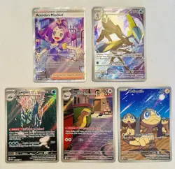 Pokemon Mega Evolutions Lot of 5 Illustration Rare’s & FA Ultra Rare PSA WORTHY! - Image 1