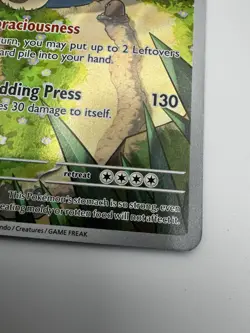 Pokemon TCG Snorlax SVP 051 Promo English 151 Holo Full Art Illustration NM - Image 3