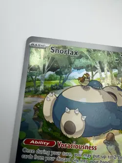 Pokemon TCG Snorlax SVP 051 Promo English 151 Holo Full Art Illustration NM - Image 5
