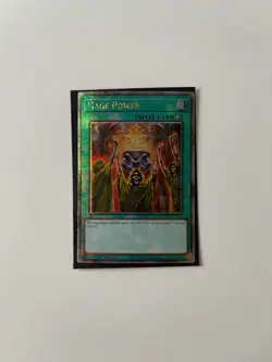 Yugioh Mage Power (Quarter Century Secret Rare) RA03-EN113 1st Ed NM - Image 1