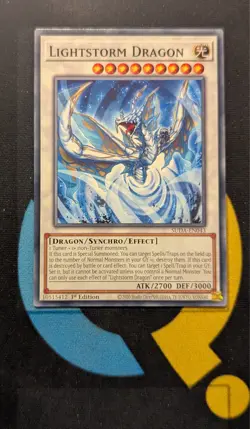 SUDA-EN043 Lightstorm Dragon Common 1st Edition YuGiOh - Image 1