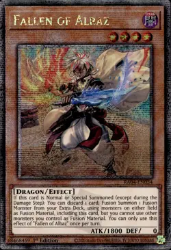 Fallen Of Albaz - Quarter Century Secret Rare 1st Edition RA04-EN034 - YuGiOh - Image 1
