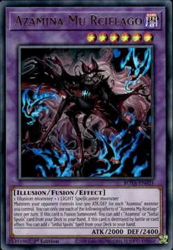 Azamina Mu Rcielago - Ultra Rare 1st Edition ROTA-EN031 - NM - YuGiOh - Image 1
