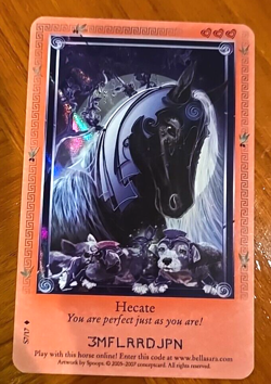 Bella Sara HECATE Rare Foil S7/17 Ancient Lights Series Card Single - Image 1
